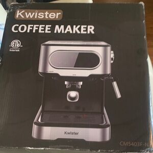 Silver Coffee Maker